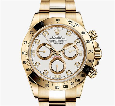 Montres Rolex Daytona Or jaune 